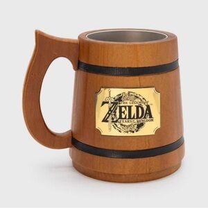 Legend of Zelda Tears of the Kingdom Wooden Stein Mug Collectible New Culturefly